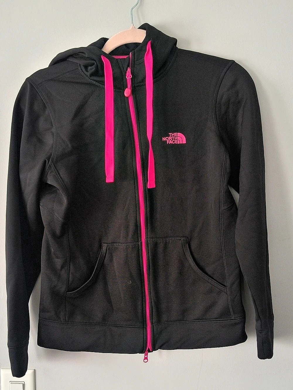 The North Face Black & Pink Full-Zip Hoodie